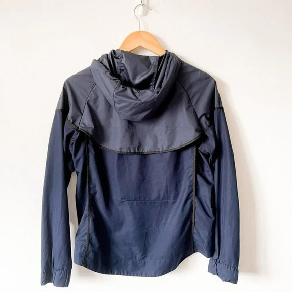 Nike Two Toned Windbreaker Full Zip Jacket Blue Sz S - Picture 3 of 5